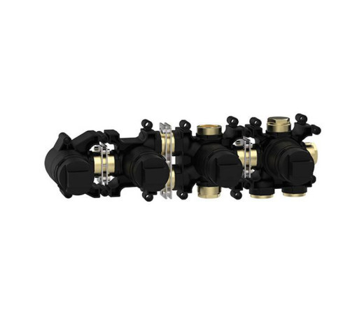 Скрытая часть термостатического смесителя Almar Water Control Modular на 3 выхода E169002