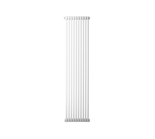 Радиатор трубчатый Zehnder Charleston 3180 8 секций 1/2 боковое подключение с кронштейнами RAL 9016 1245755