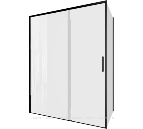 Душевое ограждение Aquanet Pleasure Evo 1500х1000 мм черный анод AE65-150x100-BT