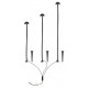 Наземный низкий светильник Arte Lamp MOTUS A1081PA-3BK