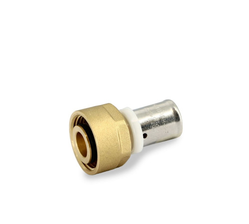 Муфта пресс Duing 16 x 3/4 ВР с накидной гайкой под евроконус 713G6301