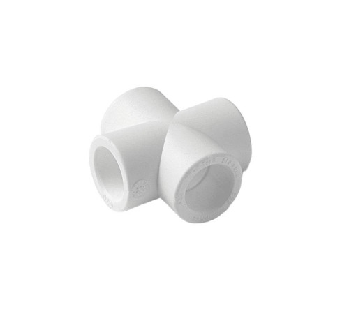 Крестовина Pro Aqua PP-R 40 мм белая PA17014