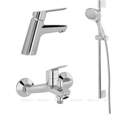 Комплект смесителей 3 в 1 Jacob Delafon Lucien E20850RU-CP (E20849/E20848/E32907-CP)