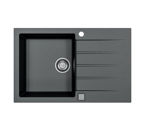 Мойка кухонная Alveus Cadit 20 Granital Carbon G91 790х500 мм с сифоном 1132026