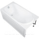 Ванна акриловая Aquanet West 130x70 см в комплекте 00205300