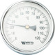 Термометр биметаллический Watts F+R801 с погружной гильзой 100 мм 10006066