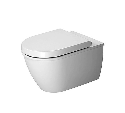 Унитаз подвесной Duravit Darling New 37x54 см вертикальный выпуск Durafix белый 2545090000