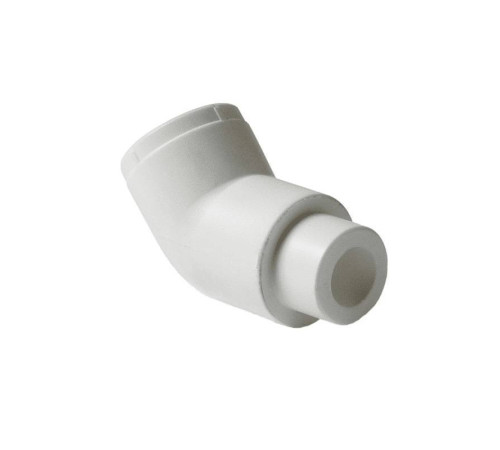 Угольник Pro Aqua 25 мм 45° PP-R Н-В белый PA13810