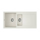 Кухонная мойка OMOIKIRI Sakaime 100-2-WH Tetogranit 100x50 см белый 4993895