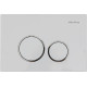 Кнопка смыва пневматическая Allen Brau PRIORITY белый/хром 9.20001.20