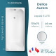 Ванна чугунная Delice Aurora 1700х750 мм DLR230606
