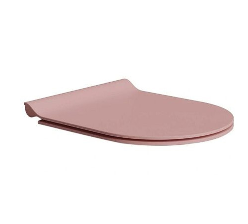 Сиденье для унитаза GSI MS86CSN24 Slim Soft Close матовый Blush MS86CSN24