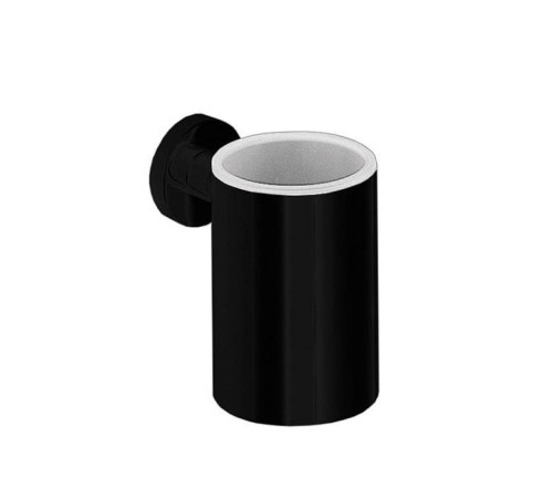 Стакан для зубных щеток подвесной Colombo Design Plus черный матовый W4902.NM