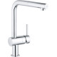 Смеситель для кухни GROHE Minta с выдвижным изливом хром 32168000