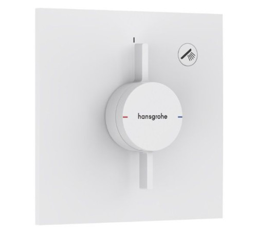 Смеситель для душа Hansgrohe DuoTurn E на 1 потребителя внешняя часть белый матовый 75617700
