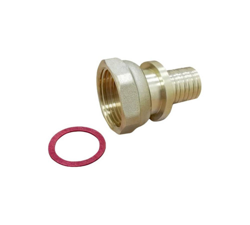 Муфта аксиальная переходная VARMEGA Slide-fit 25x3/4 с накидной гайкой латунь VM51816