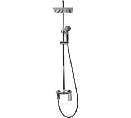 Душевая стойка со смесителем Bravat Opal с поворотным изливом F6125183CP-A-RUS