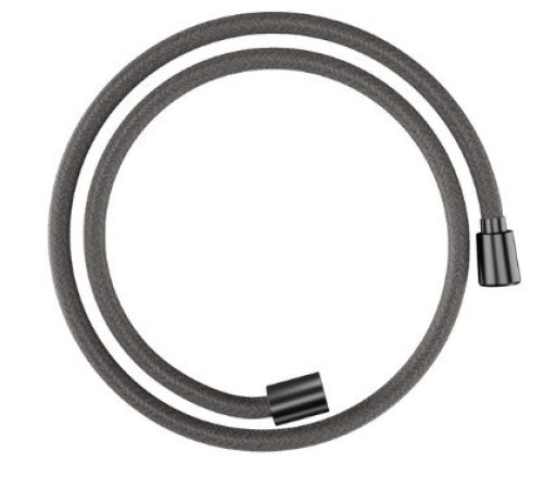 Шланг душевой текстильный Hansgrohe Designflex 125 см шлифованный черный хром 28220340