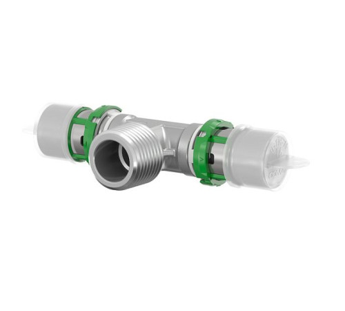 Тройник пресс Comap SkinPress латунный 20х3/4х20 НР 7132GW203420