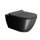 Уценка. Унитаз подвесной безободковый GSI Pura Swirlflush 550х360 мм черный матовый 881526_УЦ/7