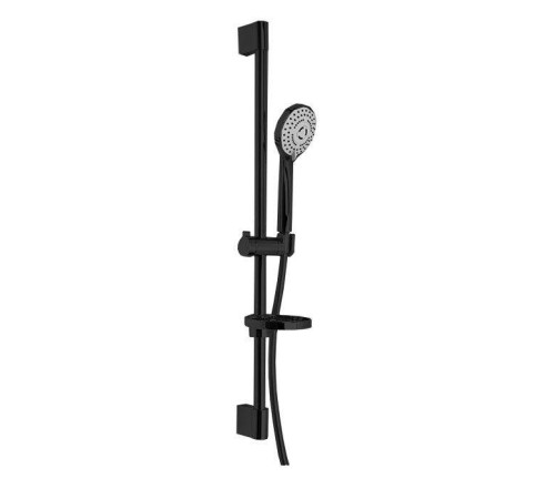 Душевой гарнитур Fima Carlo Frattini Sliding rail черный матовый F2679NS
