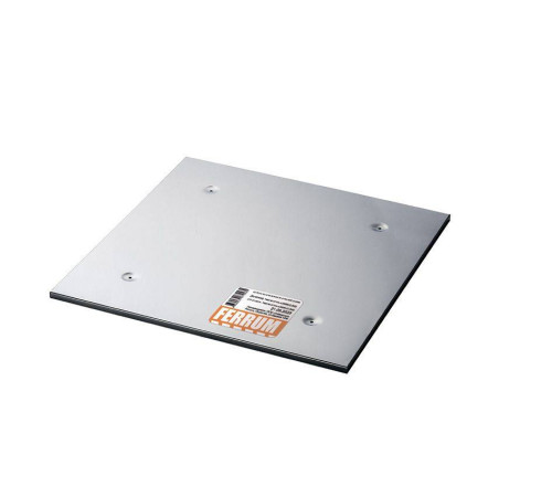 Экран защитный Ferrum 580х580 мм сталь AISI 430 0.5 мм с отверстием 280 мм Af5323