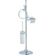 Стойка напольная Boheme Brillante 25х25х98 см хром 10450