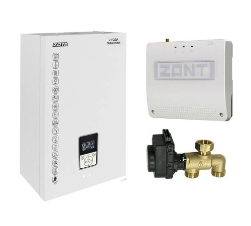Миникотельная ZOTA MK-X Plus 12 кВт с клапаном BPV и ZONT SMART 2.0 00-00000342