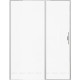 Душевая дверь Allen Brau Priority 1600 мм стекло Optiwhite брашированный алюминий 3.31038.BA