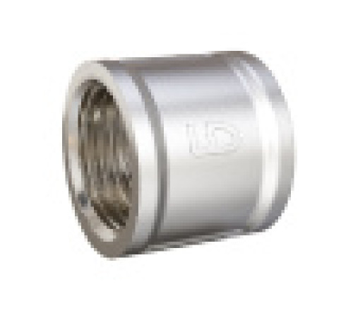 Муфта резьбовая LD Pride DN20 3/4 ВР-ВР никелированная LD.67.502.20