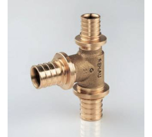 Тройник REHAU RAUTITAN RX 16-20-16 бронза 13777471001