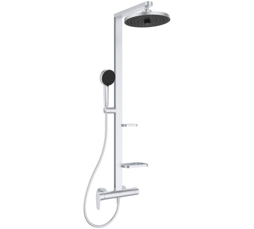 Душевая система Ideal Standard ALU+ HWTC Ø 260/100 мм полки 130 и 208 мм BD584SI