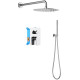 Душевой комплект 3 в 1 Aquanet Oberon 2 режима хром AQ1272CR