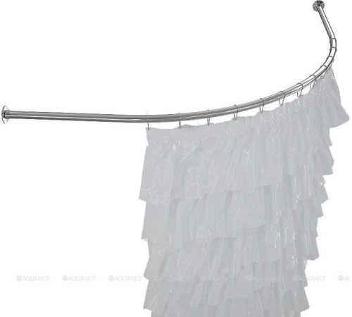 Карниз для ванны Aquanet Jersey дуга 1700x900 мм нержавеющая сталь 00177986