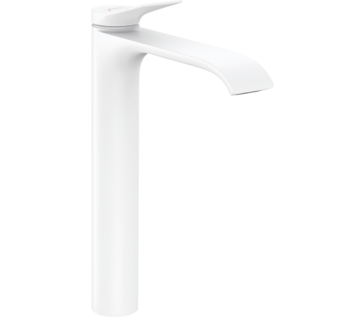 Смеситель для раковины-чаши hansgrohe Vivenis 250 без сливного гарнитура белый матовый 75042700