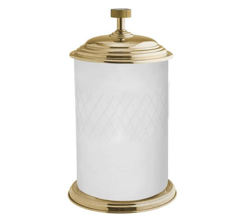 Ведро мусорное напольное Boheme Royal Cristal золото 10934-G-B