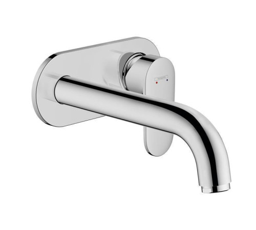 Смеситель для раковины Hansgrohe Vernis Blend настенный излив 204 мм внешняя часть хром 71576000