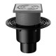 Трап Fachmann T 310.0 SNsP 122x122 мм вертикальный выпуск 50/75/110 мм гидрозатвор 04.053