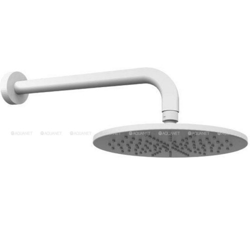 Верхний душ с кронштейном Paffoni Master 225 мм белый матовый ZSOF074BO/ZSOF034BO