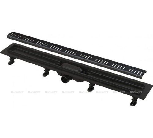 Водоотводящий желоб AlcaPlast APZ10BLACK-850M черный матовый 850 мм APZ10BLACK-850M