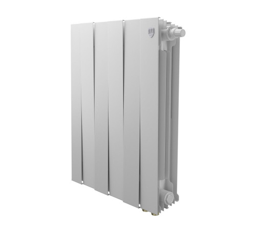 Радиатор биметаллический Royal Thermo PianoForte 500 Bianco Traffico 6 секций нижнее подключение НС-1682371