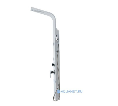 Душевая панель Aquanet Galaxy White с водопадом и 6 форсунками матовый белый 00209999