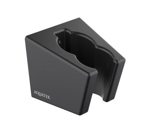 Держатель ручного душа Aquanet матовый черный AQ2402MB