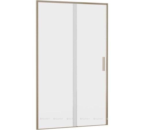 Душевая дверь в нишу Aquanet Pleasure Evo 1200 мм золотой никель Easy Clean AE65-N120-GBT