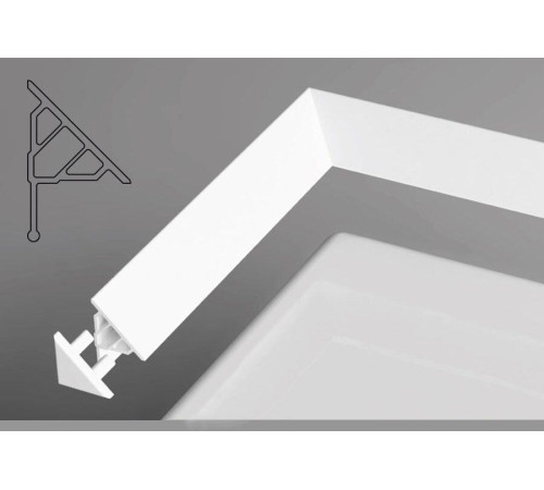 Универсальная декоративная планка Kermi 10/1100 белая XB451100001