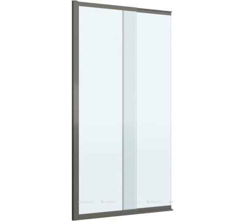 Душевая шторка на ванну Cezares SLIDER 90x150 см оружейная сталь SLIDER-FIX-VF-11-90/150-C-GM