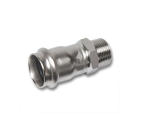 Ниппель переходной Sanha NiroPress 316L 42 мм x 1 1/2 НР 69243G421123