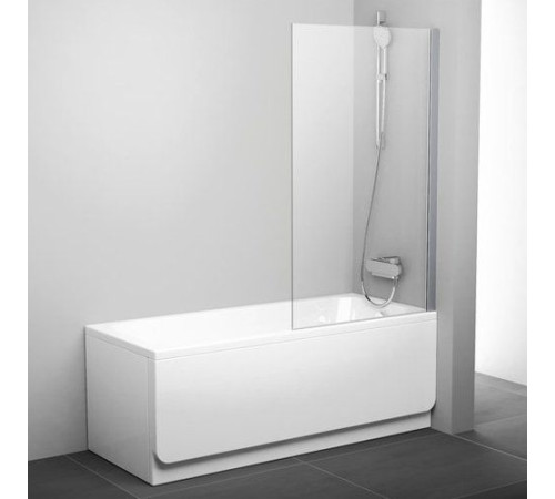Шторка для ванны RAVAK Pivot PVS1-80 блестящая транспарент 79840C00Z1