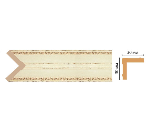 Угол DECOMASTER 116-1028 ДМ 30x30x2400 мм 116-1028 ДМ