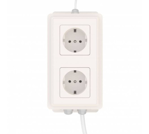 Блок управления 2-мя розетками проводной ectoControl ec01021